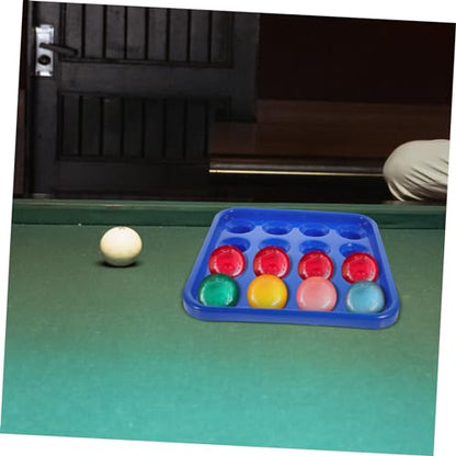 POPETPOP Billiard Storage Tray Pool Billiard Accessories Balls Snooker Pool Ball Holders Billiard Ball Holder - color: Blue