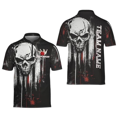 Personalized Custom Jersey for Men, Uniform Shirt for Bowling Team Gift - color: D16