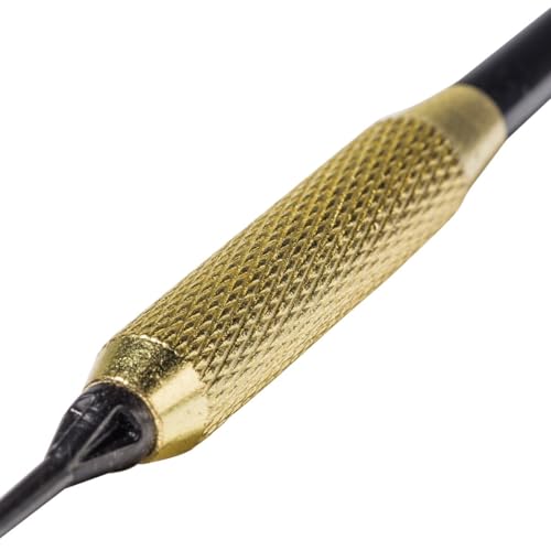 Franklin Sports Soft Tip Darts Set - 6 Pack of 18 Gram Soft Tip Darts - Removable Standard Nylon Flights and Brass Barrels - Lightweight Full Dart Set
