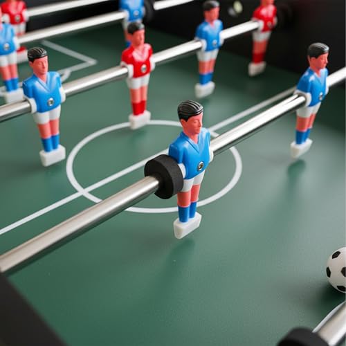 Relaxdays Foldable Football Table with 3 Balls 78 x 122 x 61 cm Dark Brown