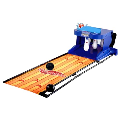 Foldable Bowling Set for Home – Portable Alley with Smart LED Display, Auto Ball Return & LED Scoreboard. Sound & Lights. Parent-Child Toy for Family Fun & Gathering 2m/6ft - size: 2m/6ft