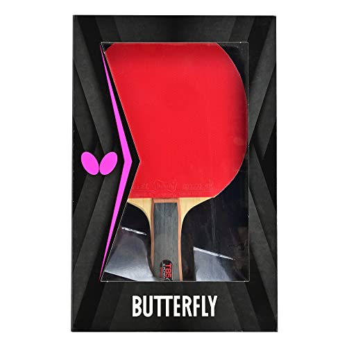 TB5 Alpha Pro-Line Table Tennis Racket | Medium Fast Blade and Rubber Combination | Featuring Sriver EL | Recommended for Advanced Tournament Level Players