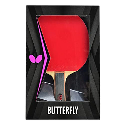 TB5 Alpha Pro-Line Table Tennis Racket | Medium Fast Blade and Rubber Combination | Featuring Sriver EL | Recommended for Advanced Tournament Level Players