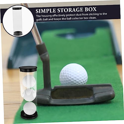 Toddmomy Golf Tube Clear Baseball Display Case Golfs Case Golfs Organizers Art Tube Golf Display Case Clear Tubes