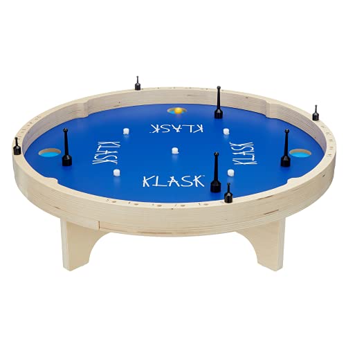 KLASK: The Magnetic Award-Winning Party Game of Skill - for Kids and Adults of All Ages That’s Half Foosball, Half Air Hockey - style: 4 Player