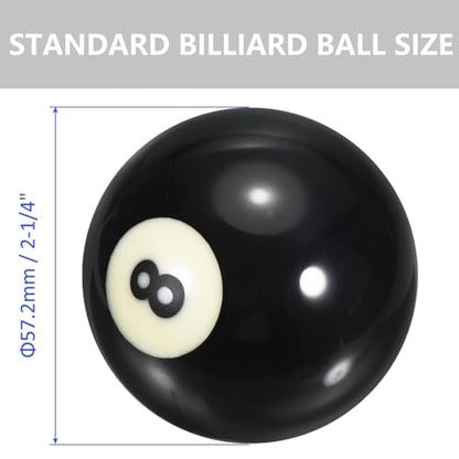 M METERXITY Billiard Balls Set - 16 Professional Pool Balls Billiard Balls Kit, Regulation Size, Apply to Pool Table Accessories (2-1/4", 57.2mm)