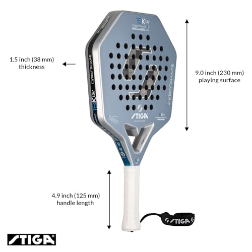 STIGA Cybershape Padel Racket - size: 18K LW