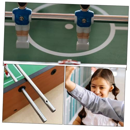 BESPORTBLE 3pcs Soccer Machine Pole Table Football Game Accessory Metal Operation Handle Replacement Rod Ergonomic Design