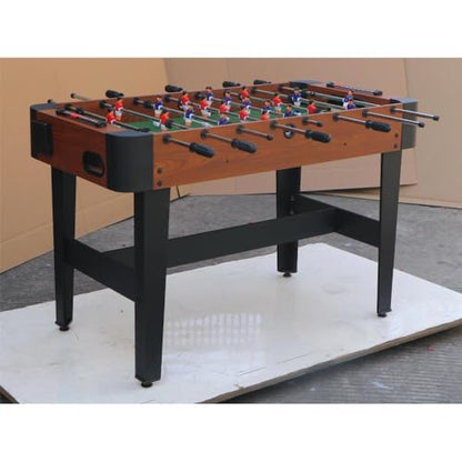 Virubi Foosball Table, 48 Inch Soccer Game Table with Adjustable Weight, Steel Sporty Design Football Table for Kids Adult Family Indoor Games