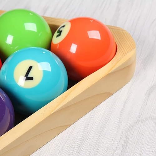 9 Ball Racks,Wooden Diamond Shaped Billiard Holder,9-Ball Diamond Rack Pool Table Triangle Ball Rack