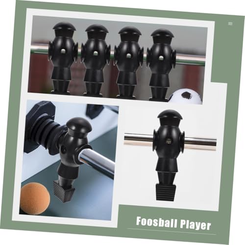 5Pcs Foosball Table Soccer Player Replacement Resin Figurines Wear-Resistant Football Men for Standard Rods Desktop Football Game Accessories