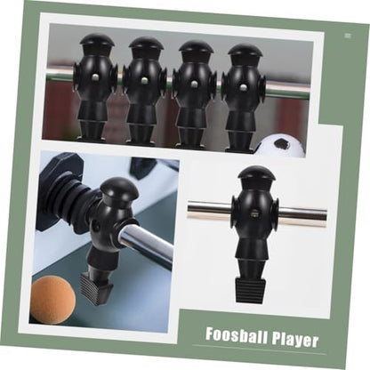 5Pcs Foosball Table Soccer Player Replacement Resin Figurines Wear-Resistant Football Men for Standard Rods Desktop Football Game Accessories