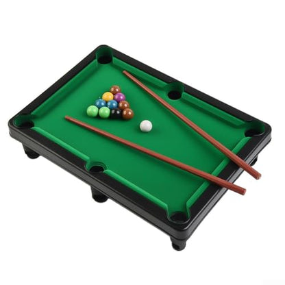Tabletop Pool Set, Billiards Game for Family Game Night, Portable Snooker Table with and Balls, Desktop Pool Toy for and - color: S