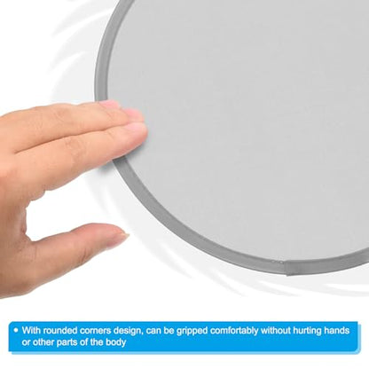 PATIKIL Foldable Flying Disc Colorful Pocket - color: Grey