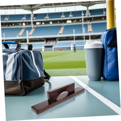 NOLITOY Shuffleboard Table Cleaning Kit with Solid Wood Brush and Sturdy Plastic Dustpan for Efficient Sand Removal and Odor-Free Materials, for Shuffleboard Maintenance and Portable Use