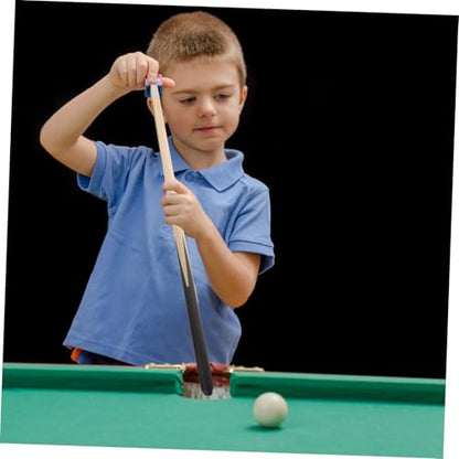 Totority 2pcs Short Pool Cue Stick Billiard Cue for Boys and Girls Compact for Spaces Beginners and Comfortable Grip