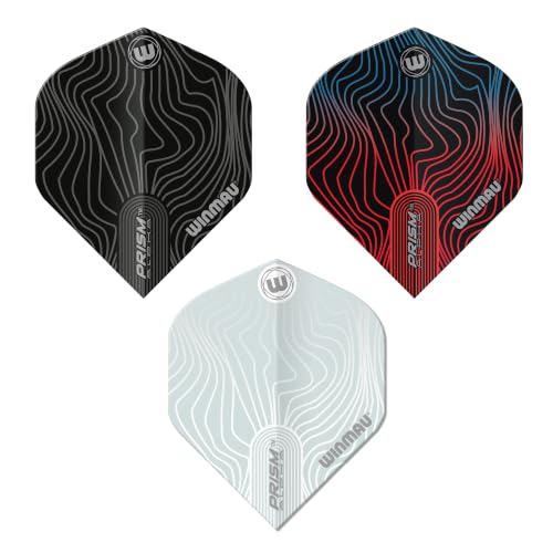 WINMAU Prism Alpha Solar Design Dart Flight Packs - 3 sets per pack (9 flights in total)