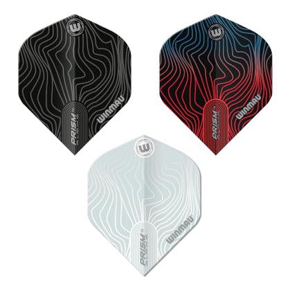 WINMAU Prism Alpha Solar Design Dart Flight Packs - 3 sets per pack (9 flights in total)