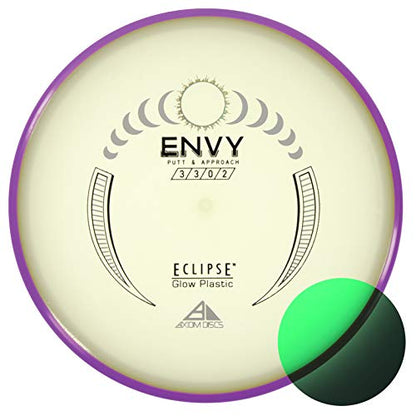 Axiom Discs Eclipse Glow 2.0 Envy Disc Golf Putter (Colors May Vary)