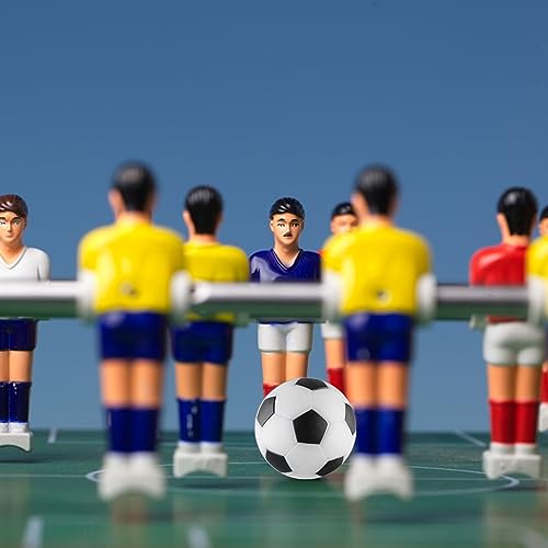 BQSPT 32mm Foosball Balls Foose Balls Table Soccer Game Replacement Foosballs 16pcs,Foosball Multicolor Official 32mm Mini Table Footballs Ball Accessory (16 Pack)