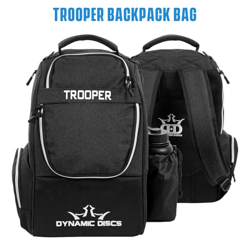 Dynamic Discs Trooper Disc Golf Backpack Starter Set | Prime Disc Golf Set of 3 – Judge, Truth & Escape | Prime Burst Base Plastic | Ideal for Beginners & Recreational Players - color: Black