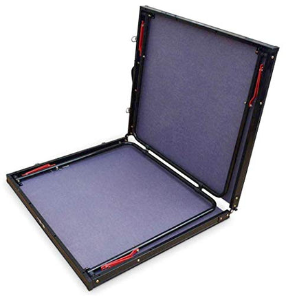 CIATRE Midsize Foldable & Portable Table Tennis Table Set with Net and Paddles for Indoor and Outdoor Play