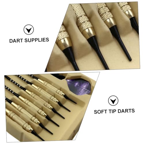BESPORTBLE Soft Tip Darts Safe Darts for Electronic Dartboard Durable Material for Adults Enhances Focus and Accuracy Play