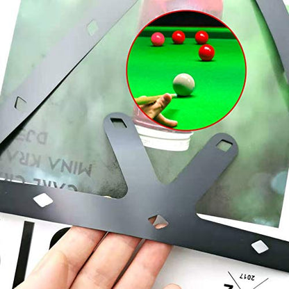 Markeny 6 PCS Triangle Rack Pool Table Ball Holder, Sheet Billiards Triangle Cue Accessories