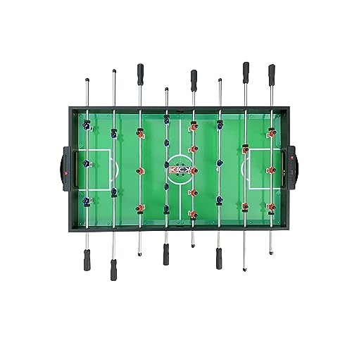 KICK Quad 48" 4-in-1 Multi Game Table – Foosball, Billiards/Pool, Glide Hockey & Ping Pong - color: Brown