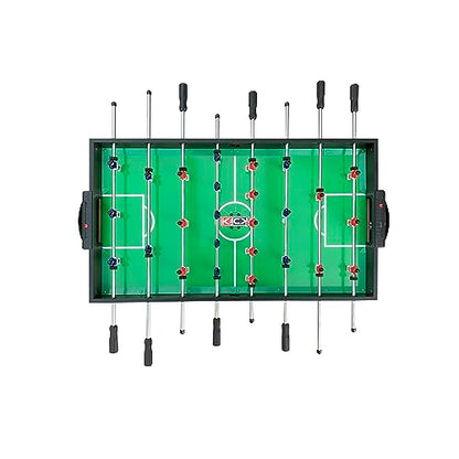 KICK Quad 48" 4-in-1 Multi Game Table – Foosball, Billiards/Pool, Glide Hockey & Ping Pong - color: Brown
