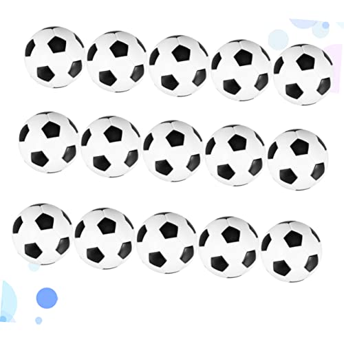 balacoo 15pcs Tabletop Soccer Game Accessory Mini Replacement Balls Foosball Balls for Boys and Girls and Adults