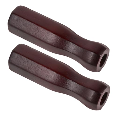 Toddmomy 2pcs Wooden Foosball Table Handles Durable Solid Grip for Enhanced Control and Comfort Indoor Games Replacement for Soccer Machine Rod Handles