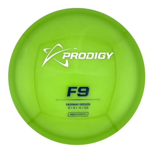 Prodigy Disc 400 F9 Disc Golf Disc - Understable Fairway Driver Disc Golf Disc for Beginners, Extremely Durable Golf Disc Golf Driver, 170-176g, Colors May Vary