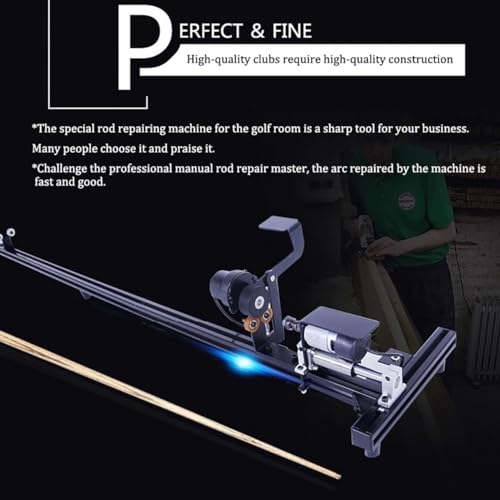 7 in 1 Billiard Cue Stick Repairer, Multifunctional Snooker Cue Repairing Machine, Snooker Cue Tips Clamp Repair Tool, Club Straightening and Leather Replacement