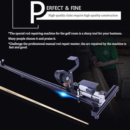 7 in 1 Billiard Cue Stick Repairer, Multifunctional Snooker Cue Repairing Machine, Snooker Cue Tips Clamp Repair Tool, Club Straightening and Leather Replacement