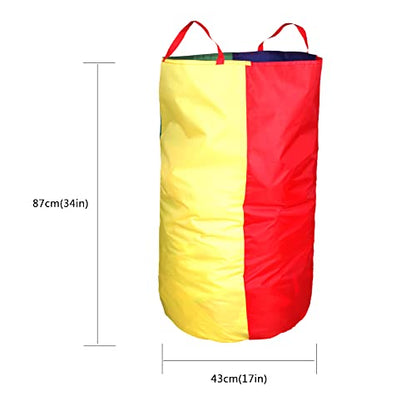 CWLAKON 6 Pack Potato Sack Race Bags for Kids Adults Family Outdoor Field Day Birthday Party Yard Backyard Camping Picnic Easter Fall Themed Thanksgiving Halloween Christmas 4th of July Party Games - size: Pack of 6 Oxford Cloth