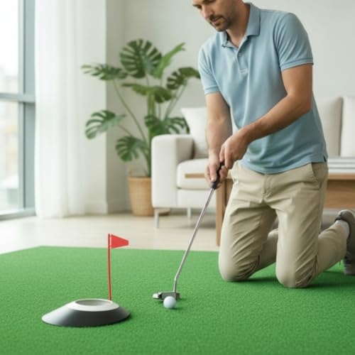 Round Golf Practice Disc Putting Disc Sports Indoor/Outdoor Use Putting Marker Disk