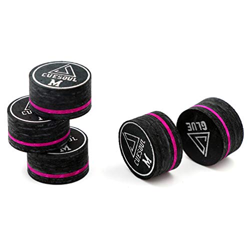 CUESOUL Cue Tips-Pool Cue Tip/Snooker Cue Tip/Glue on Tip - color: Pool cue tip-M