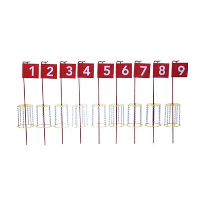 Deluxe Flag Croquet Golf Game Set - size: 6 Player Set