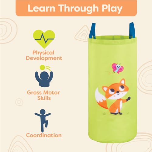 B. toys – 3 Outdoor Games for Kids – Racing Sacks & 3-Legged Race Bands – Egg-and-Spoon – Birthday Party Games – 5 Years + - style: Outdoor Racing Games