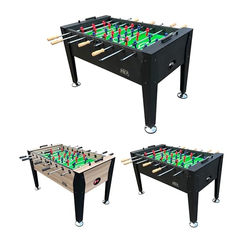 KICK Hades 55" Foosball Table – Professional Full-Size Indoor Game Table - color: Black
