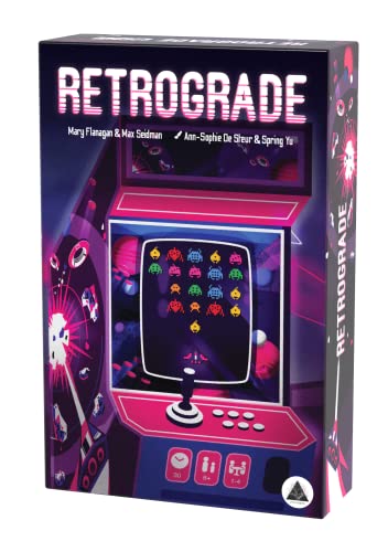 Retrograde, Fast-Paced Real-Time Dice Rolling Game, Ages 8+, 1 to 4 Players, Resonym Games