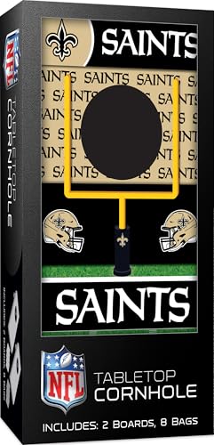 MasterPieces Officially Licensed NFL Tabletop Cornhole for Adults - style: New Orleans Saints
