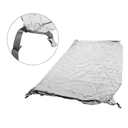 Pong Table Cover Premium Heavy Duty Waterproof Cover,Premium Waterproof Outdoor Pong Table Cover - Silver Coated Table Tennis Cover for Courtyards and Patios - color: Grey