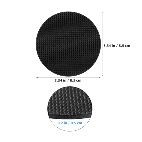 POPETPOP 12 Pcs Pool Table Leveling Kit: 0.2" Thickest Rubber Shims for Billiard Pool Table Leg, Adhesive Levelers Pads, Furniture Floor Protectors for Billiard, Chairs, Desks, Washer (3.34 inch)