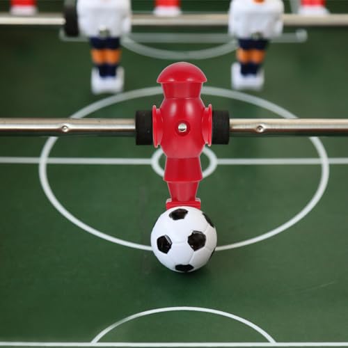 Homoyoyo 4pcs Foosball Men Replacement, Football Players Parts Foosball Man Table Player Football Machine Accessories - color: Red