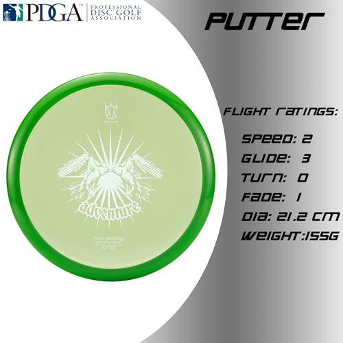 CROWN ME PDGA Aprroved Disc Golf Pro Set with Bag and 6 Discs - color: Green