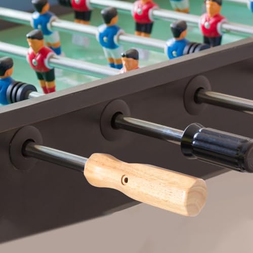 balacoo Ergonomic Solid Wood Foosball Table Handles Non-Slip Replacement Soccer Table Grip Parts 4.92 Inch for Home Game Room Play