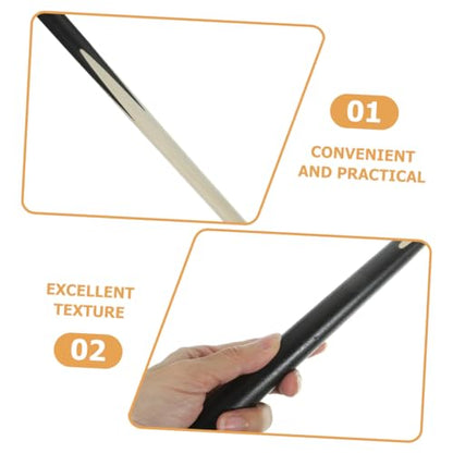 balacoo 2Pcs Short Pool Cue Sticks Lightweight Wooden Billiards Tool for Boys and Portable Cue for Billiard Training for Pool Games