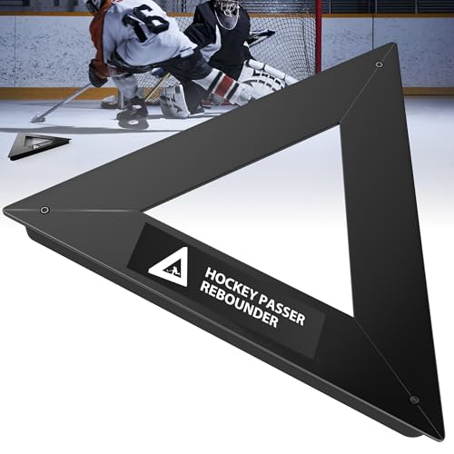 Hockey Passer Rebounder,Heavy Duty Hockey Training Equipment,Hockeys Training Aids for Improves Passing,Shooting,and Stickhandling Skills,Use On and Off The Ice-Length 26 inch, Puck Control